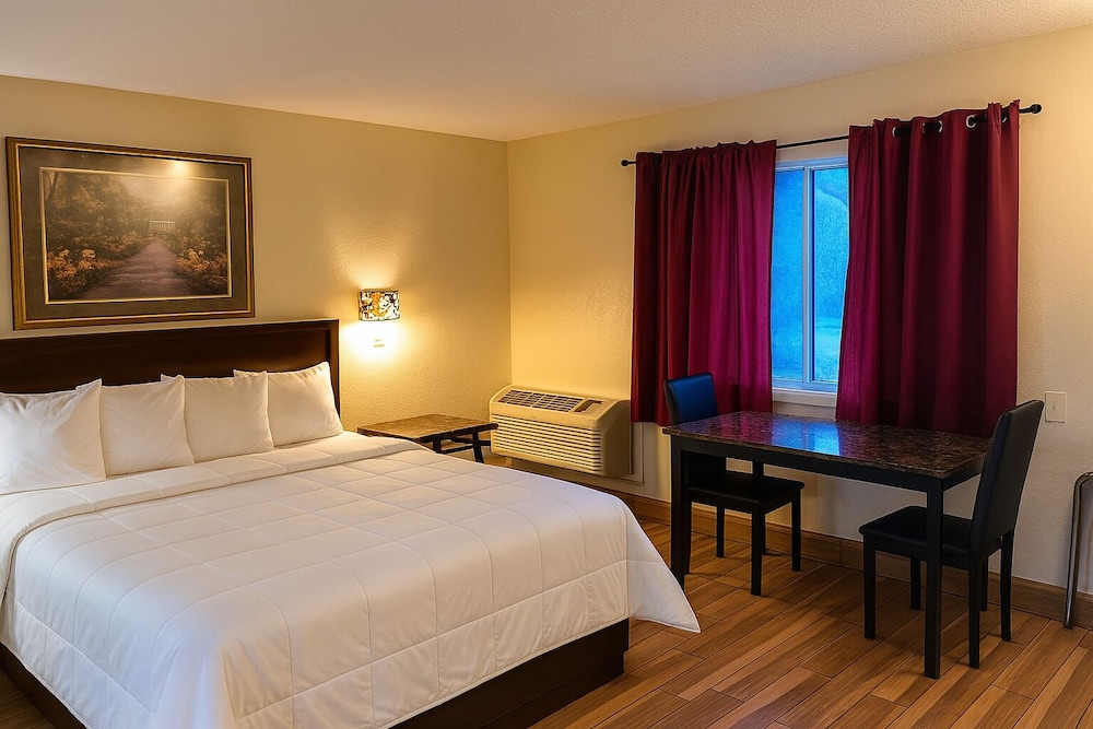 Basic Single Room, 1 King Bed, Mobility Accessible