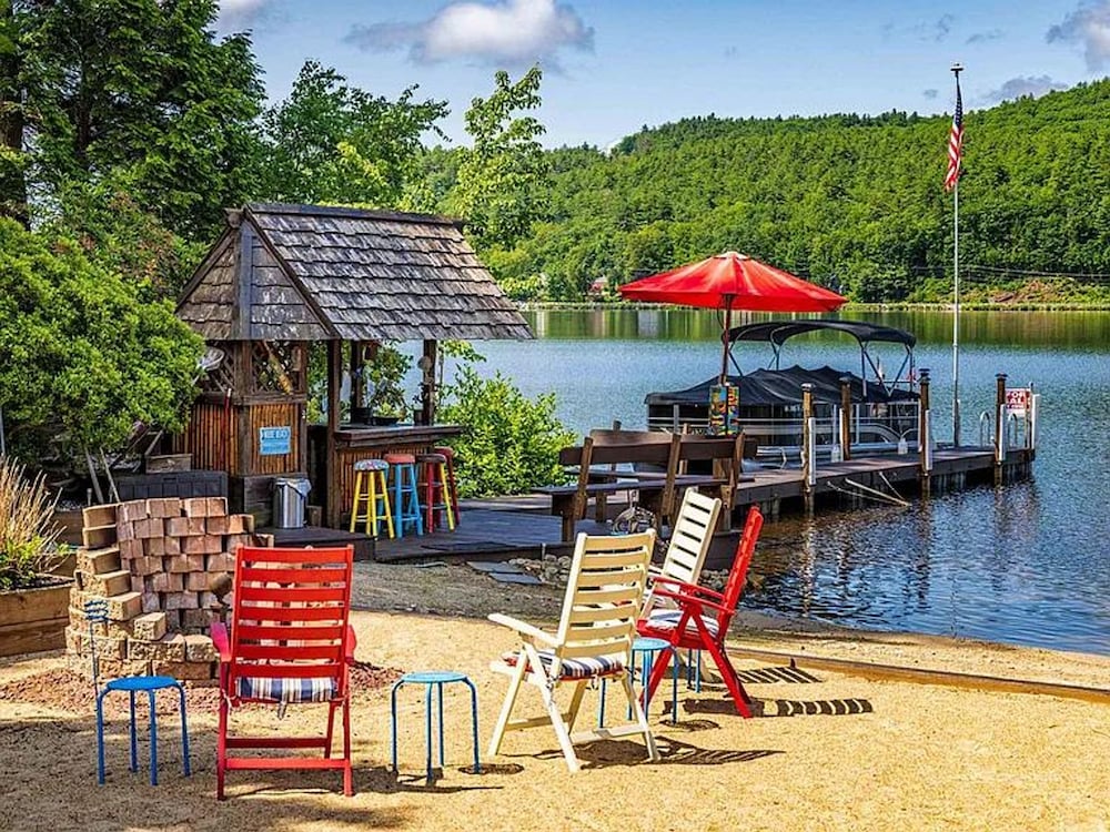 Lakehouse w Privat Strand Bar Lg Dæk Dock, Billede 4