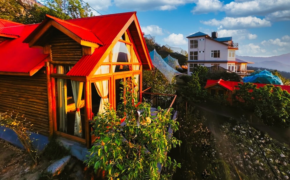 Log Cabin Balcony with Mountain View photo 3
