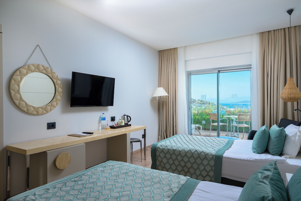 Deluxe Room, 1 Double or 2 Twin Beds, Terrace, Sea View