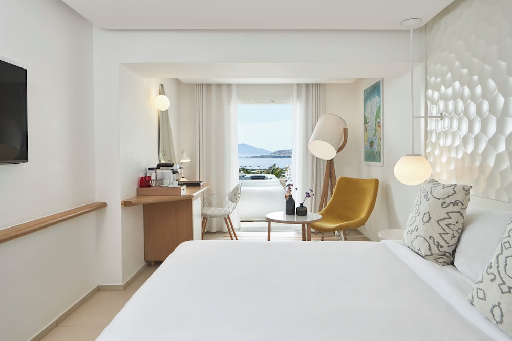 Deluxe Room, 1 King Bed, Sea View (Aegan, Outdoor Jetted Tub)
