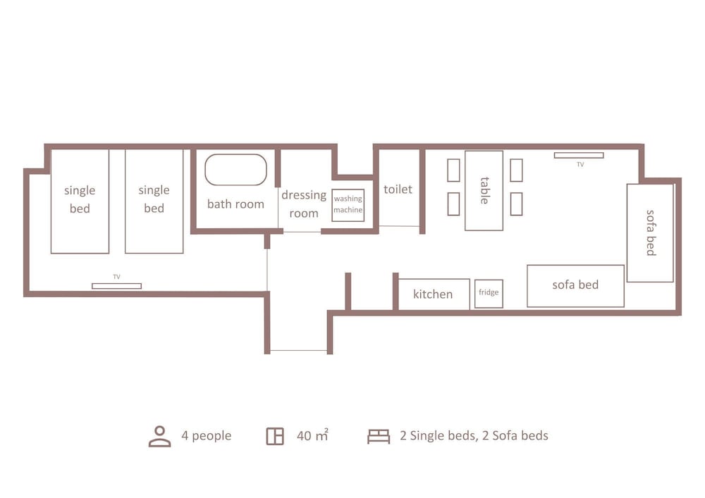 Superior Suite 1BR with 4beds, Non Smoking