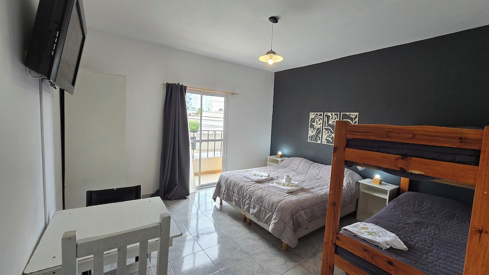 Quadruple Room, Multiple Beds, Balcony, City View