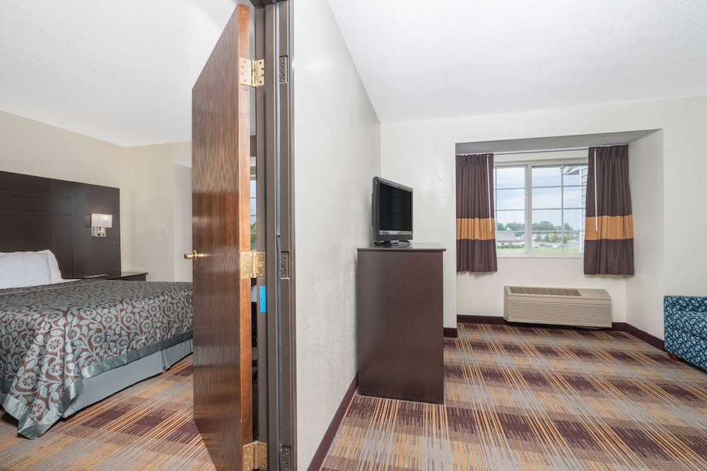 Suite, 1 Queen Bed, Refrigerator