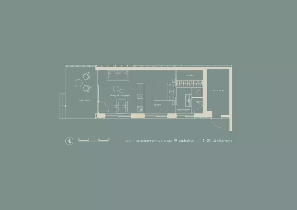 Studio, Terrace, Sea View