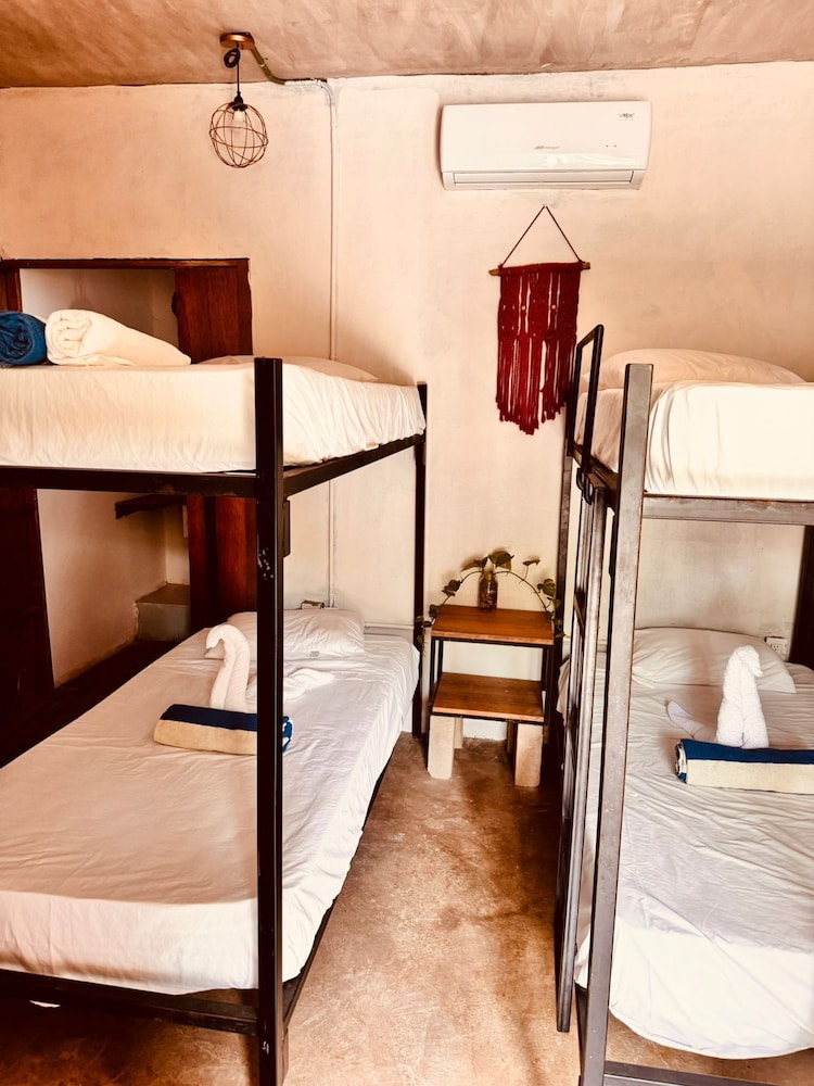 Basic Shared Dormitory, Private Bathroom, Pool View