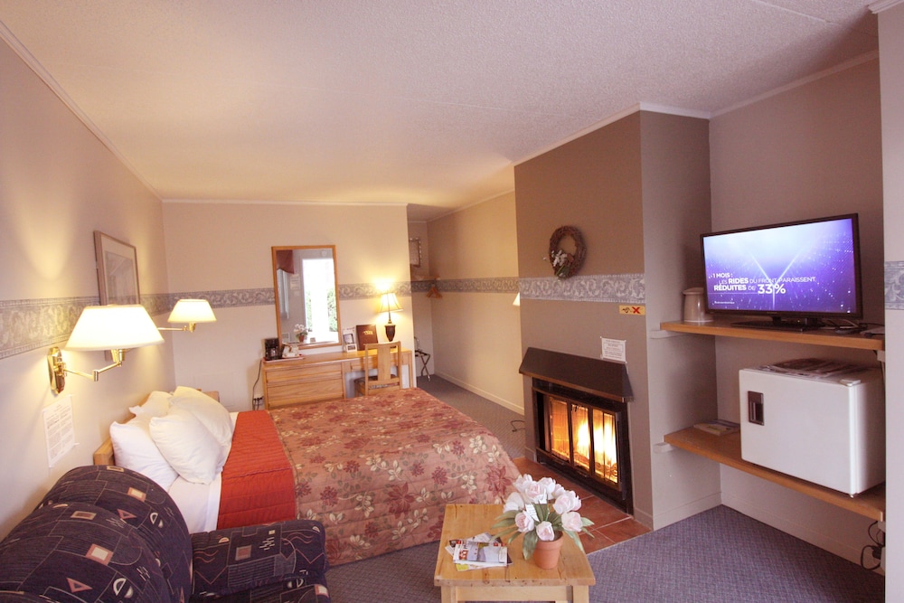 Basic Room, 1 Queen Bed with Sofa bed, Fireplace, Mountain View photo 1