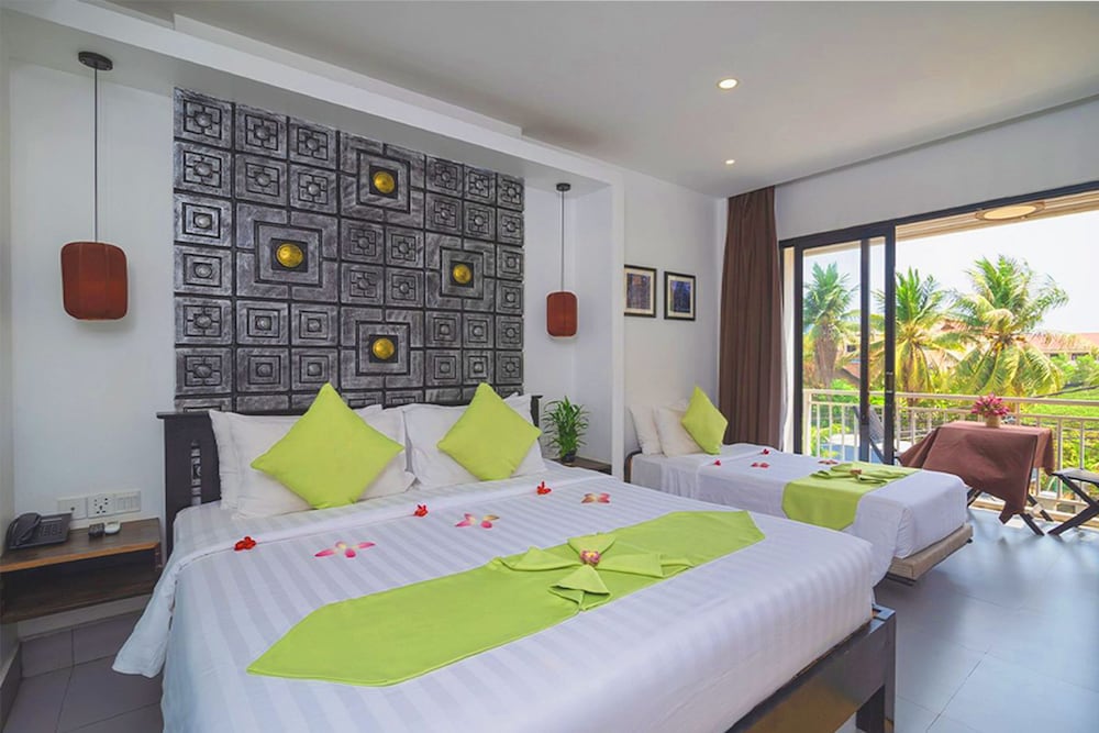 Deluxe Family balcony with pool view