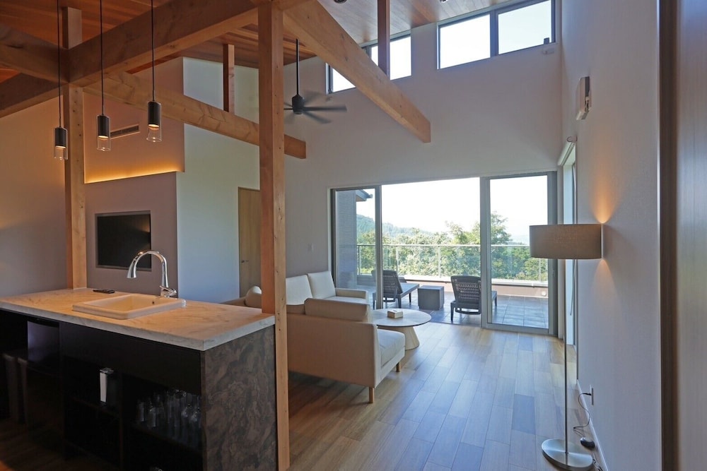 Premium Villa, 2 Bedrooms, Mountain View with semi-open air bath, Non Smoking [Kaze]