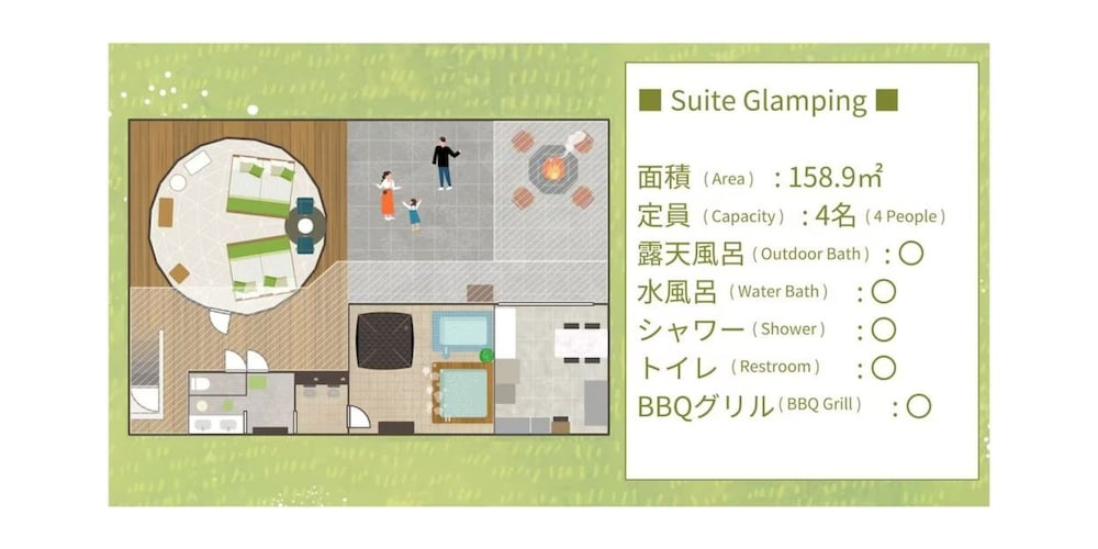 Glamping (with Open Air Bath, Tent sauna), photo 6