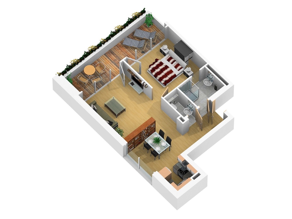 Comfort Apartment, 1 Bedroom, Accessible, Terrace (Final Cleaning Fee Incl.) photo 3