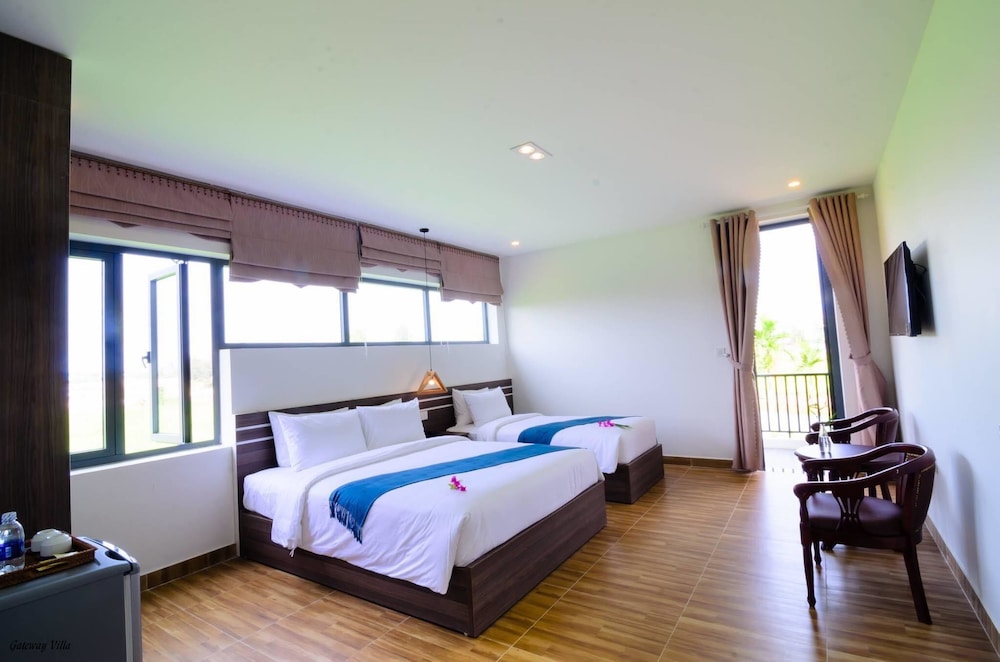 Family Quadruple Room, Balcony, Garden View