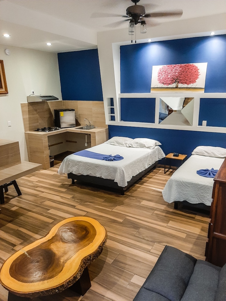 Superior Double Room, 2 Queen Beds, Kitchenette, Courtyard Area