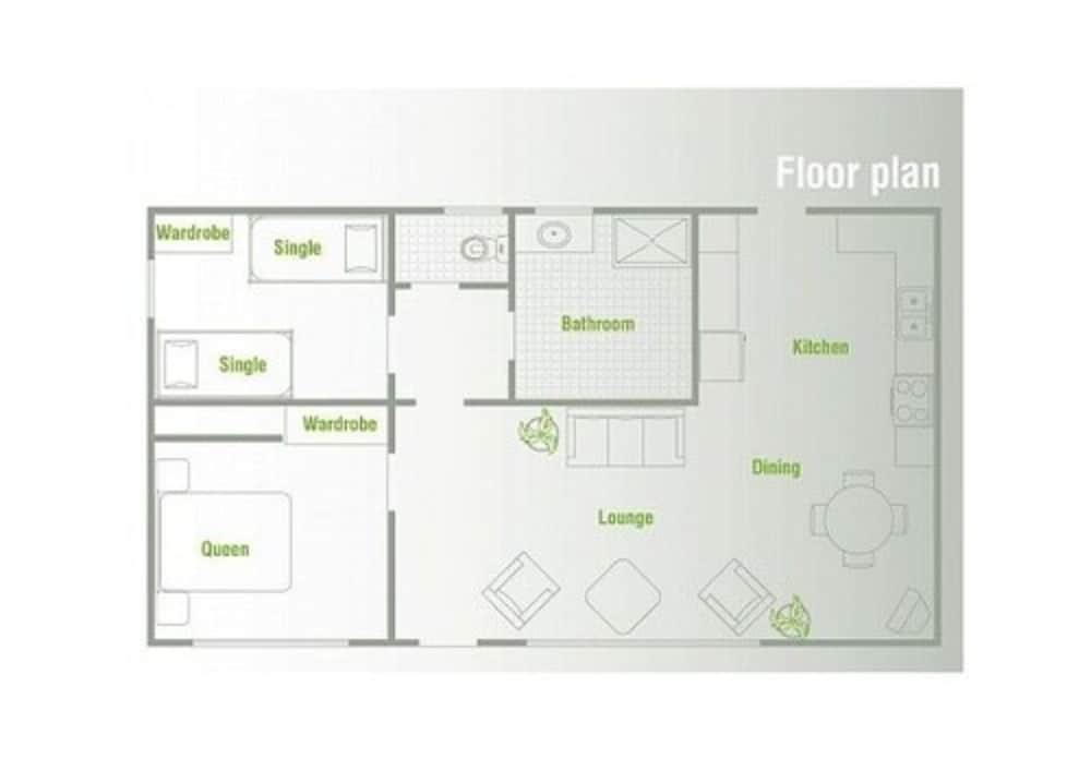 2 Bedroom Cabin (Sleeps 5)