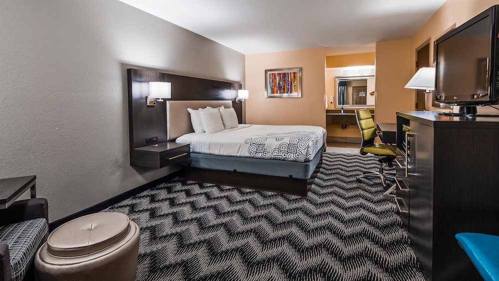 Standard Room, 1 King Bed, Non Smoking, Refrigerator & Microwave (1st Floor) - Photo 4