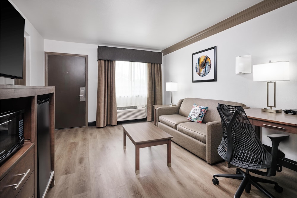 Suite, 1 King Bed, Non Smoking, Refrigerator & Microwave - Photo 3