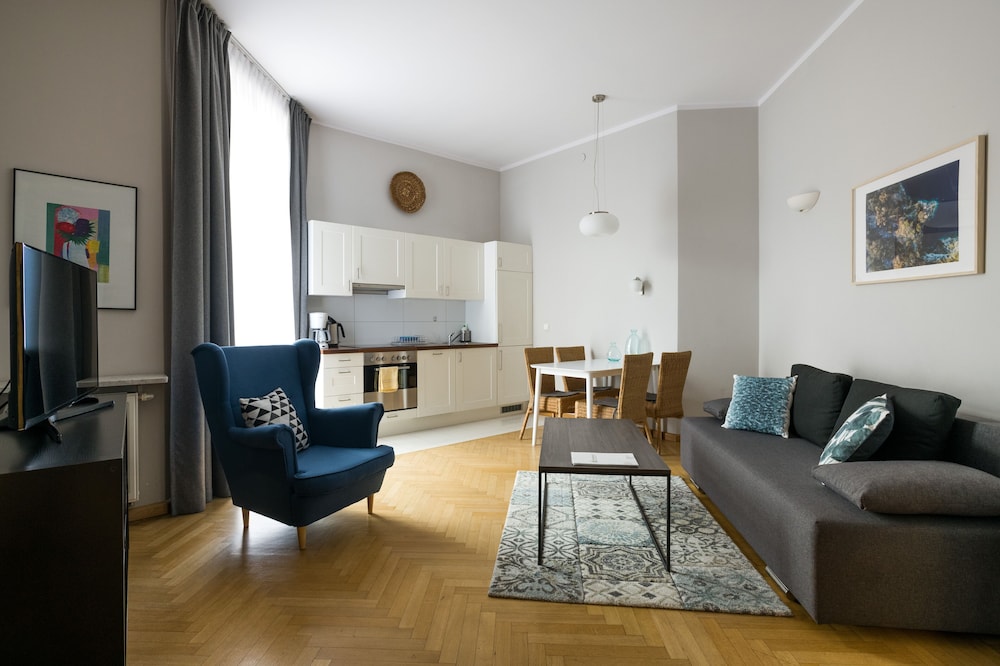 Deluxe Apartment, Balcony (for 4 people, Biskupia Street)