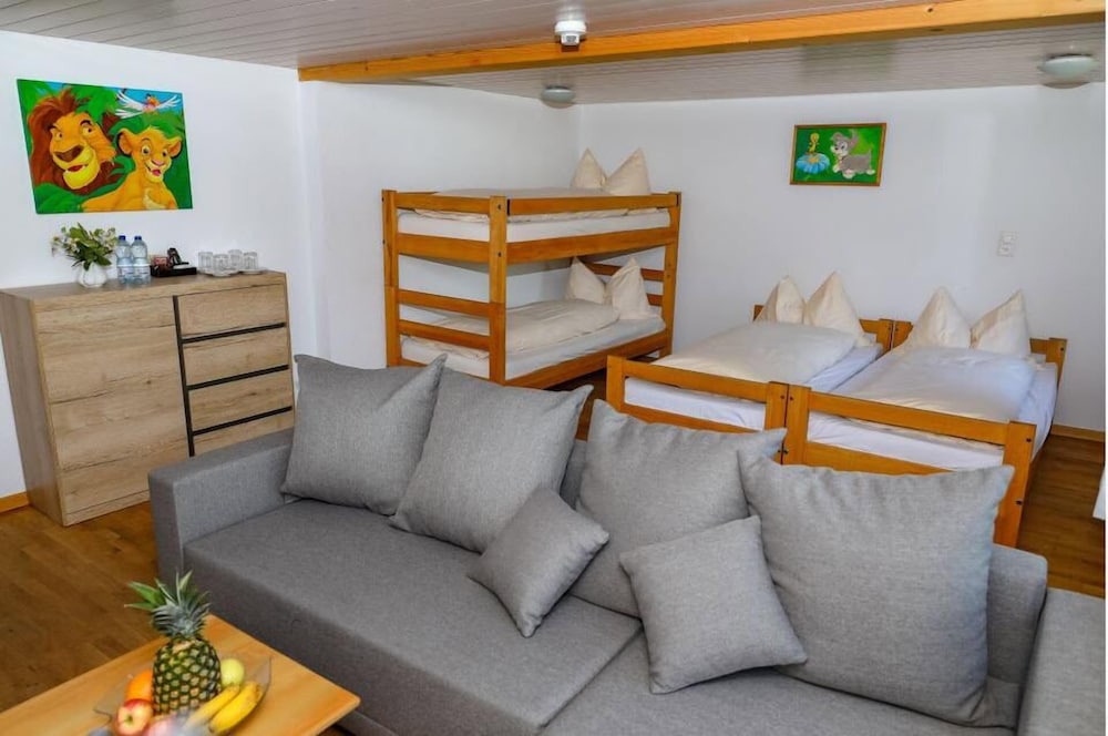 Family Room, Shared Bathroom