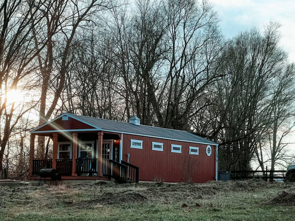 Ruby s Red Cabin Hot Tub Nature Horses Indy, Billede 24