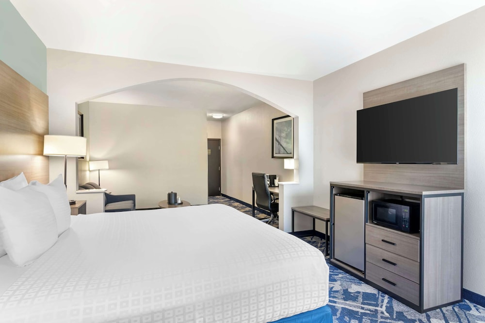 Suite, 1 King Bed, Non Smoking, Refrigerator & Microwave - Photo 4
