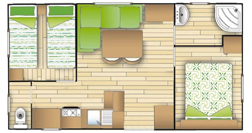 Mobil home COLORADO ECO 6 pers Nuitee photo 3