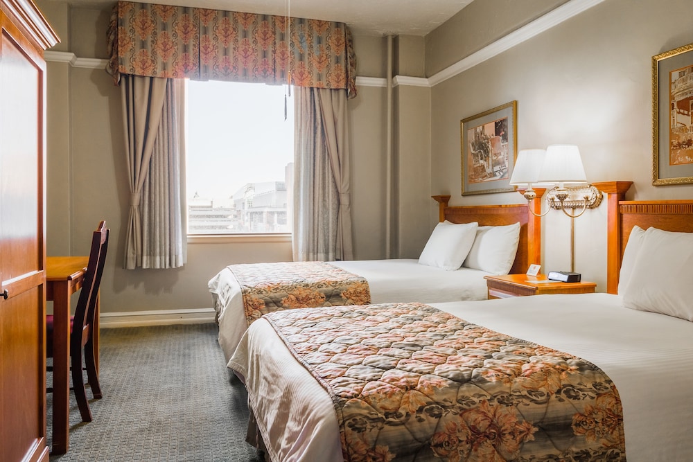 Double Room, 2 Double Beds, City View