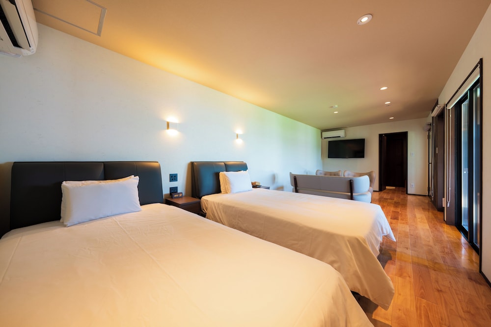 [Standard Villa / Western-style Room / 2 Beds] w/ Hot Spring and Mild Sauna, Non Smoking