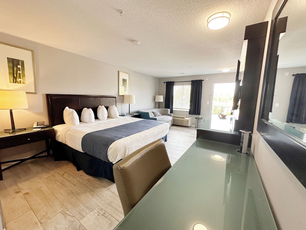 Deluxe Room, 1 King Bed with Sofa bed, Non Smoking, Refrigerator & Microwave (Walk-In Shower) photo 2