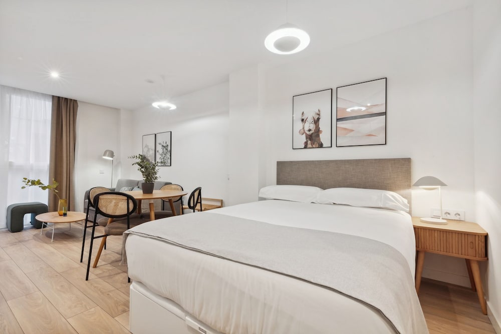 Apartamento estudio con sofá cama