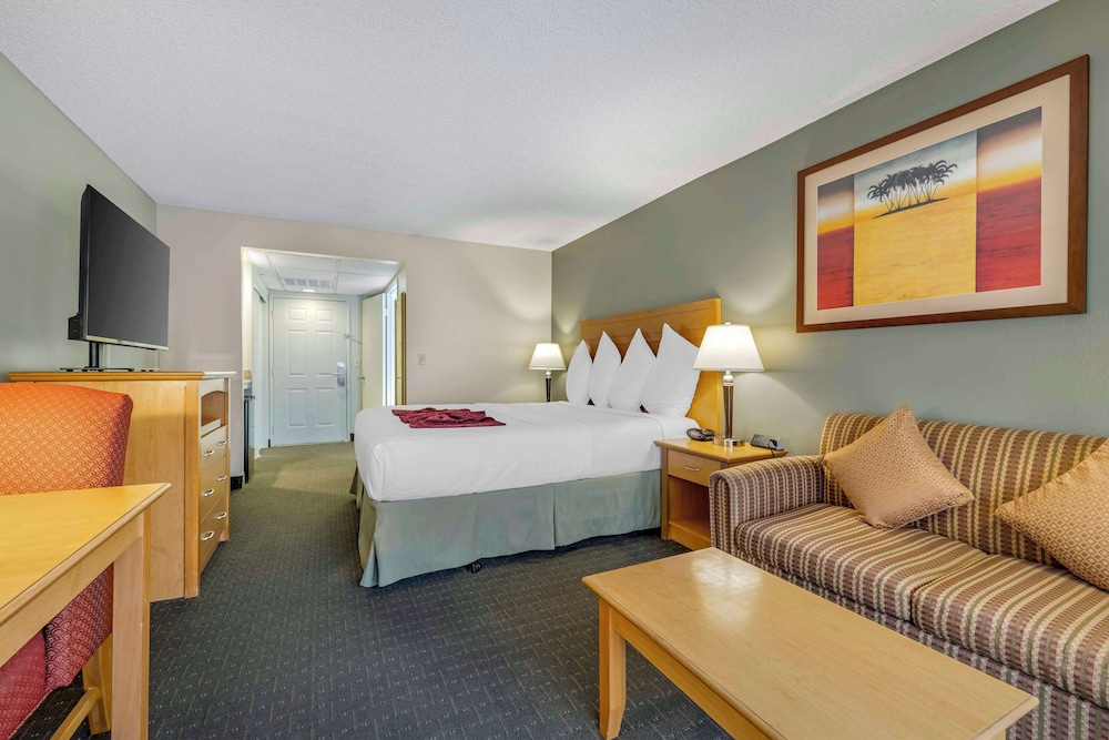 Suite, 1 King Bed, Non Smoking, Refrigerator & Microwave - Photo 2