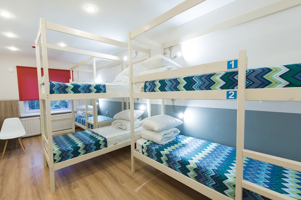 Bed in 6-bed Male Dormitory Room
