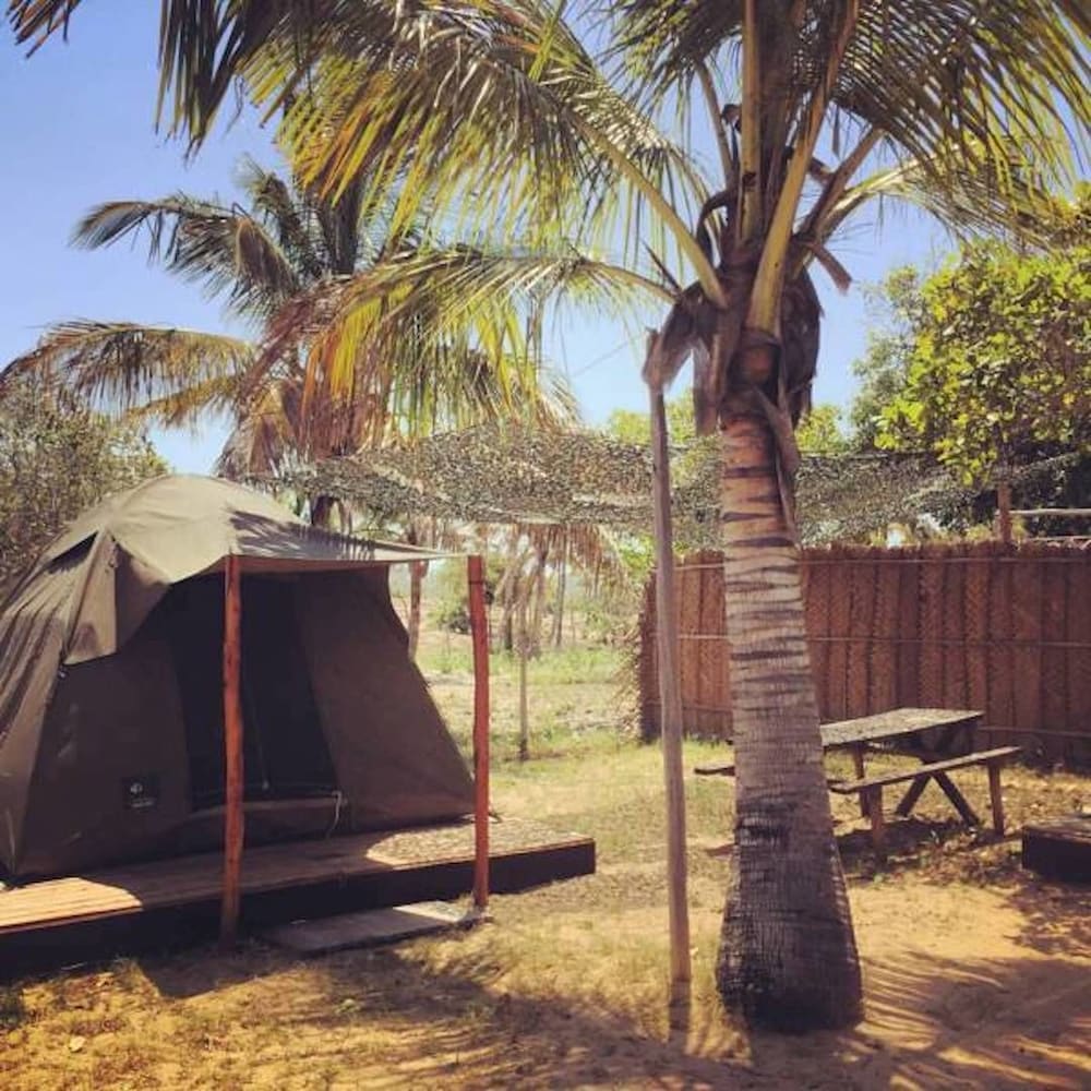 Pre-pitched tent photo 1