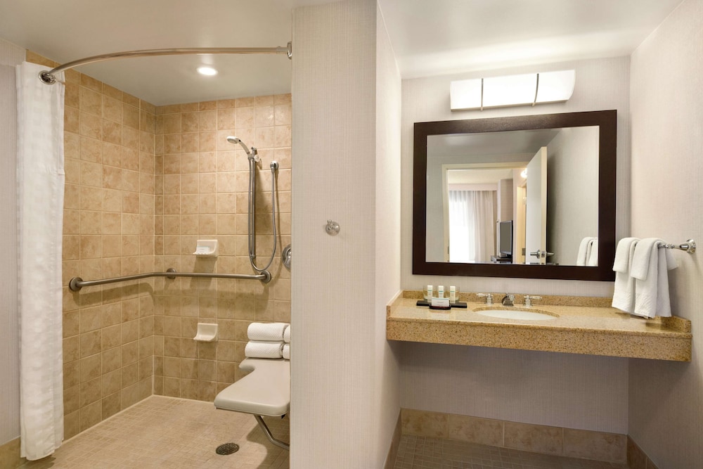 Suite, 1 King Bed, Accessible (Mobility & Hearing, Roll-in Shower)
