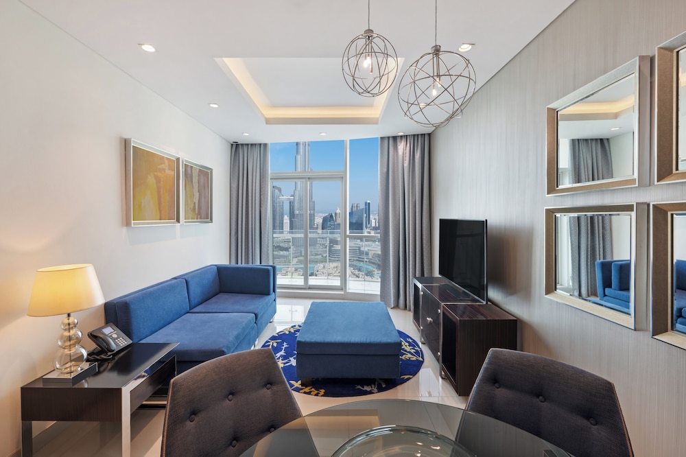 Deluxe Suite, 2 Bedrooms (Burj Khalifa View) photo 1