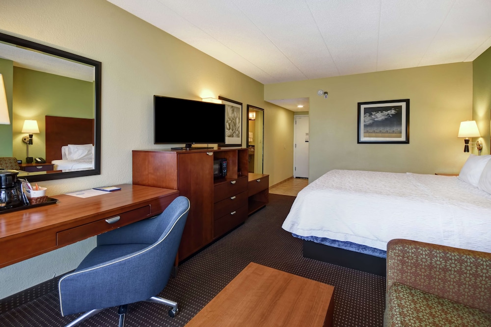 Room, 1 King Bed with Sofa bed, Refrigerator & Microwave photo 3