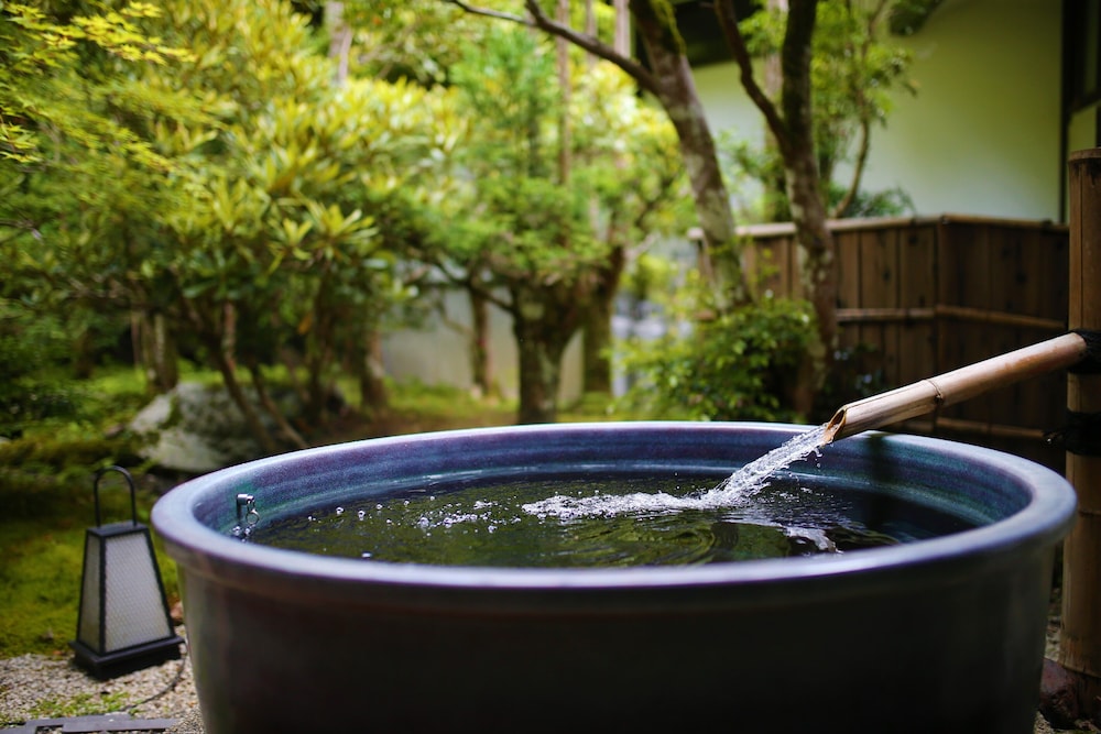 Japanese Room with Open-air Bath, 6 Tatami mats + Twin Beds