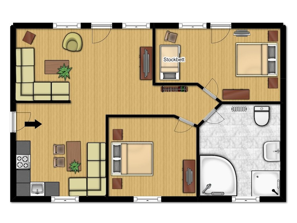 Apartment, 2 Bedrooms (Edelweiss, incl. 75 EUR Cleaning Fee) - Photo 10