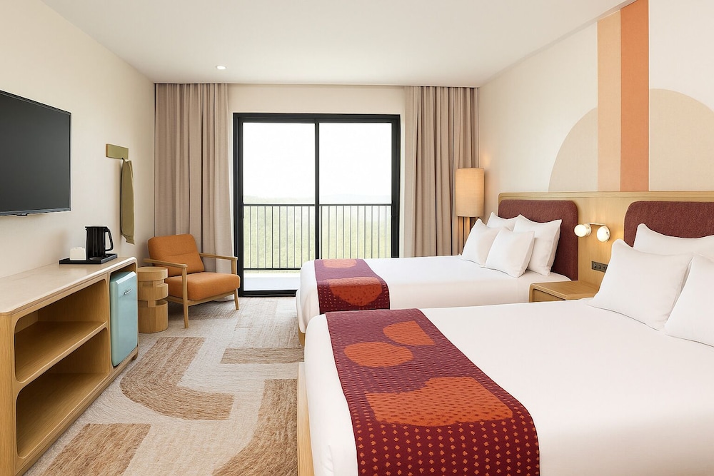 Room, 2 Queen Beds, Balcony (Pool)