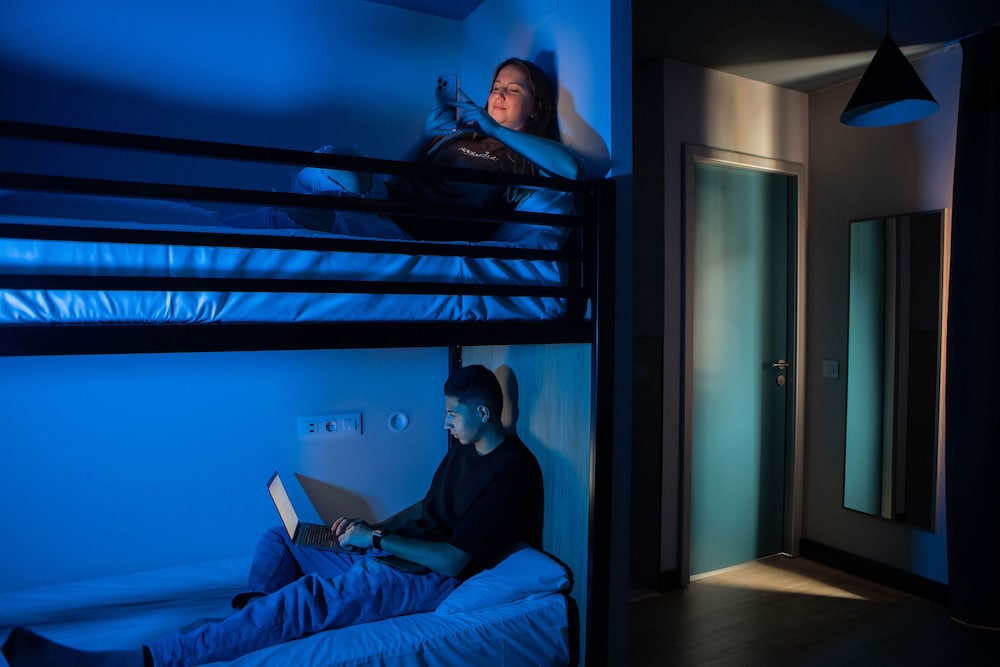 Shared Dormitory, Mixed Dorm (1 bed in a shared room for 4 persons)