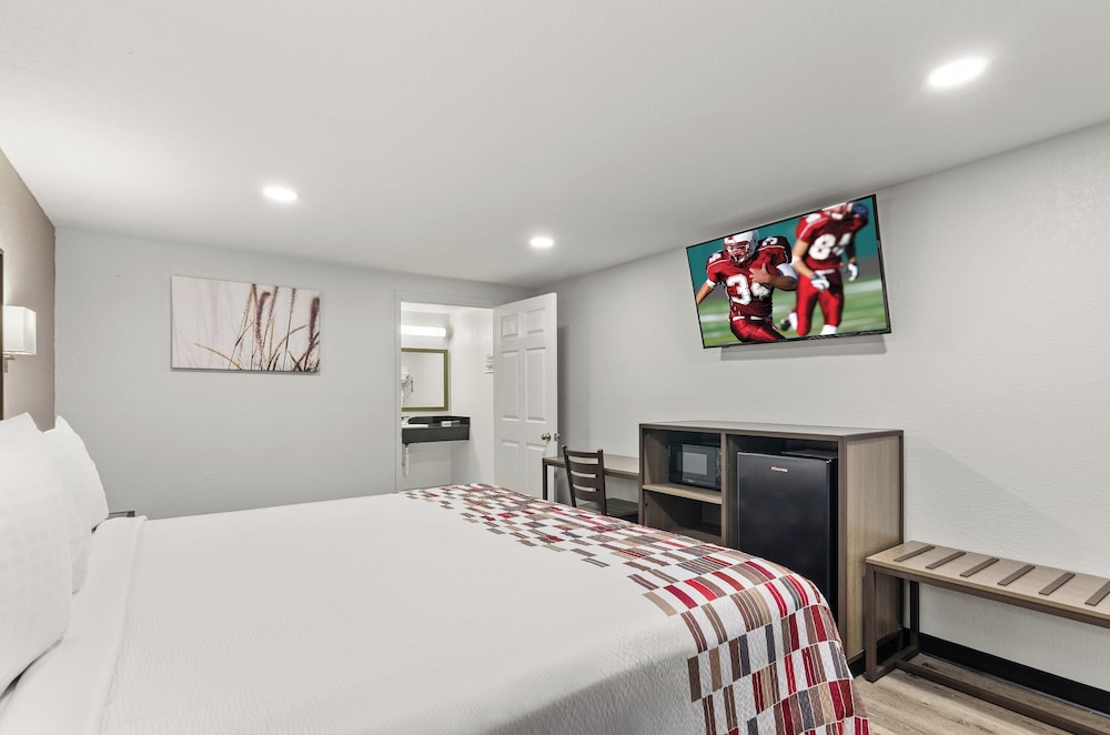 Deluxe Room, 1 King Bed, Roll-in Shower, Smoking photo 3