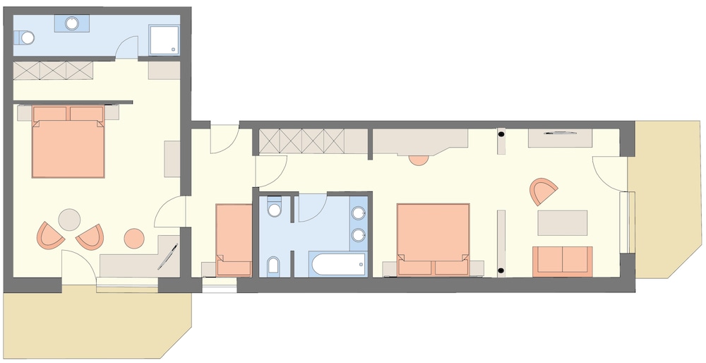 Family Suite, 2 Bedrooms, 2 Bathrooms (Geigenbuehel), photo 6