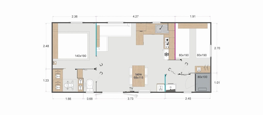 Mobil Home Ospedale (4pers) - Photo 2