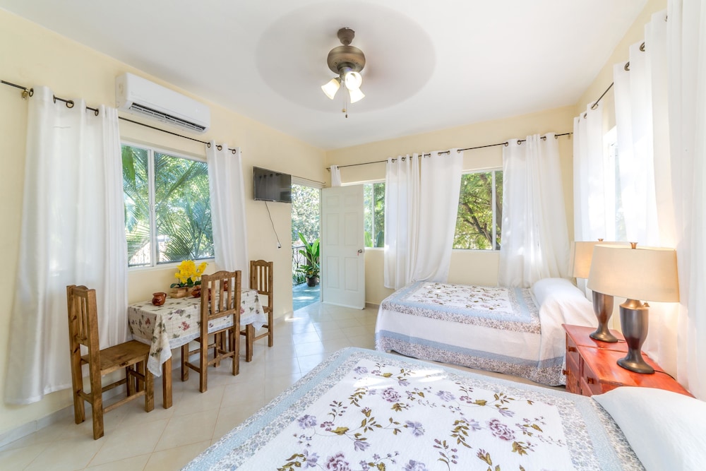 Standard Double Room, Multiple Beds, Balcony, Garden Area
