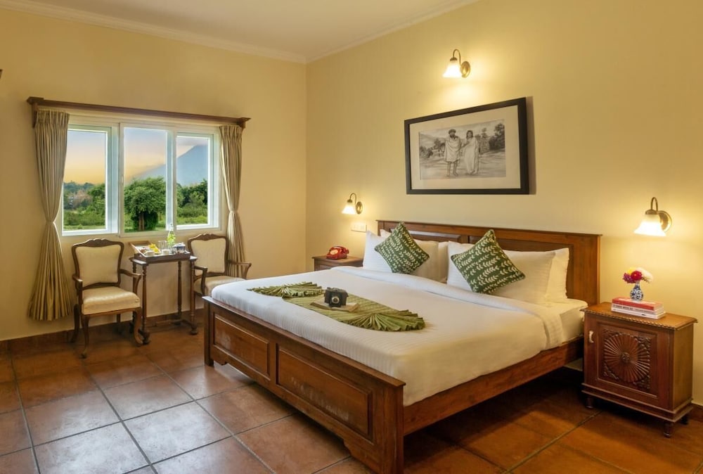 Luxury Double Room, 1 King Bed, Patio, Mountain View