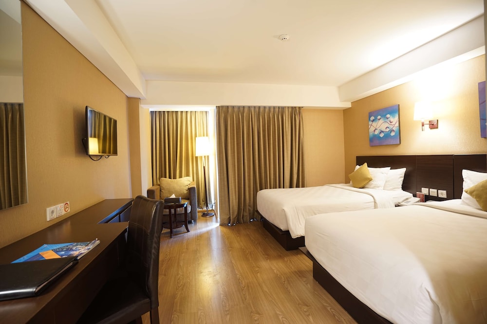 Deluxe Room, 2 Twin Beds, Smoking, City View photo 2
