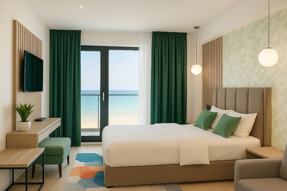 Superior Double Room, 1 Queen Bed with Sofa bed, Balcony, Sea View