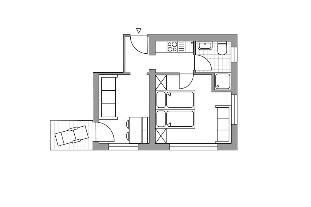 Apartment, 1 Bedroom (Morgensonne)