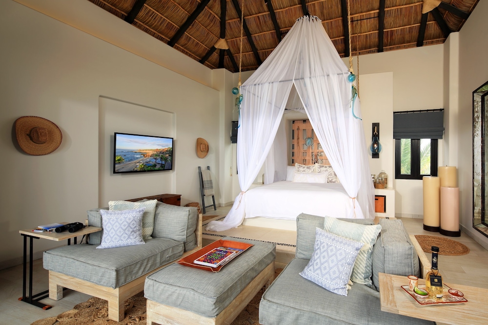 Ático, 1 habitación, vista parcial al mar (Suite Spa - Una Cama King)