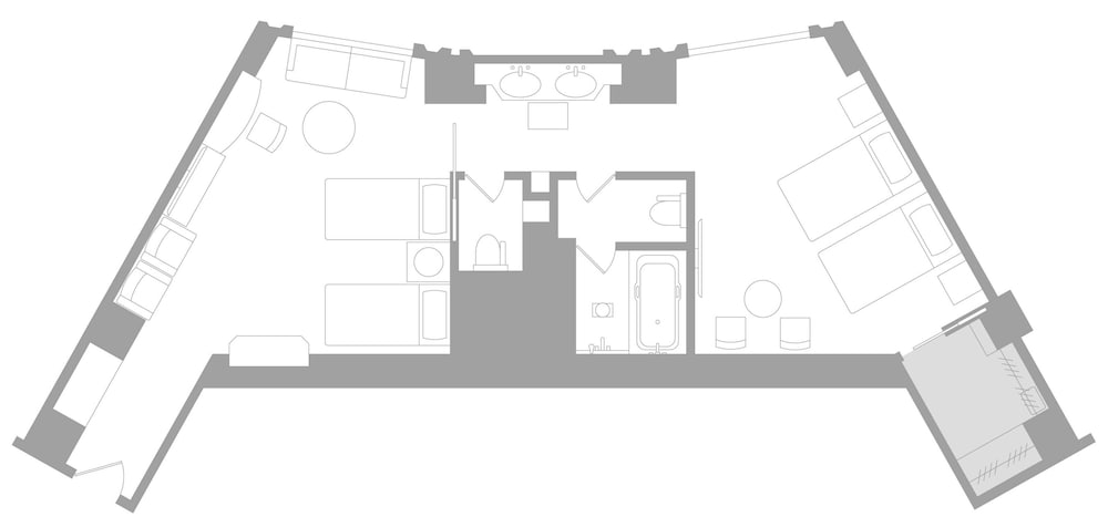 Garden Tower Suite For 3people, NonSmoking, Breakfast Included(Free Breakfast For Kids Sharing a bed