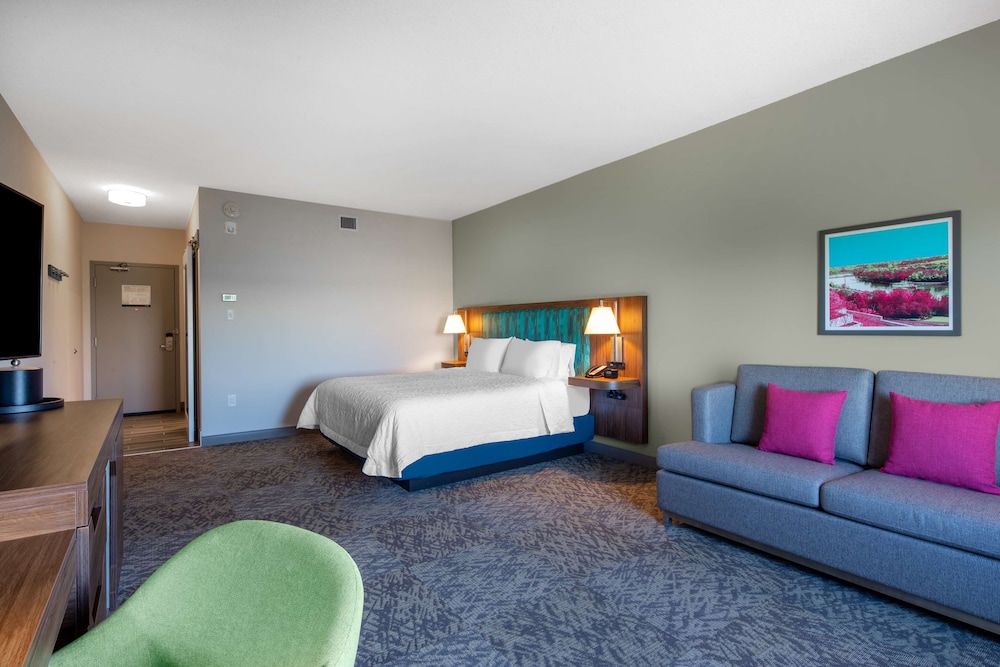 Room, 1 King Bed, Refrigerator & Microwave